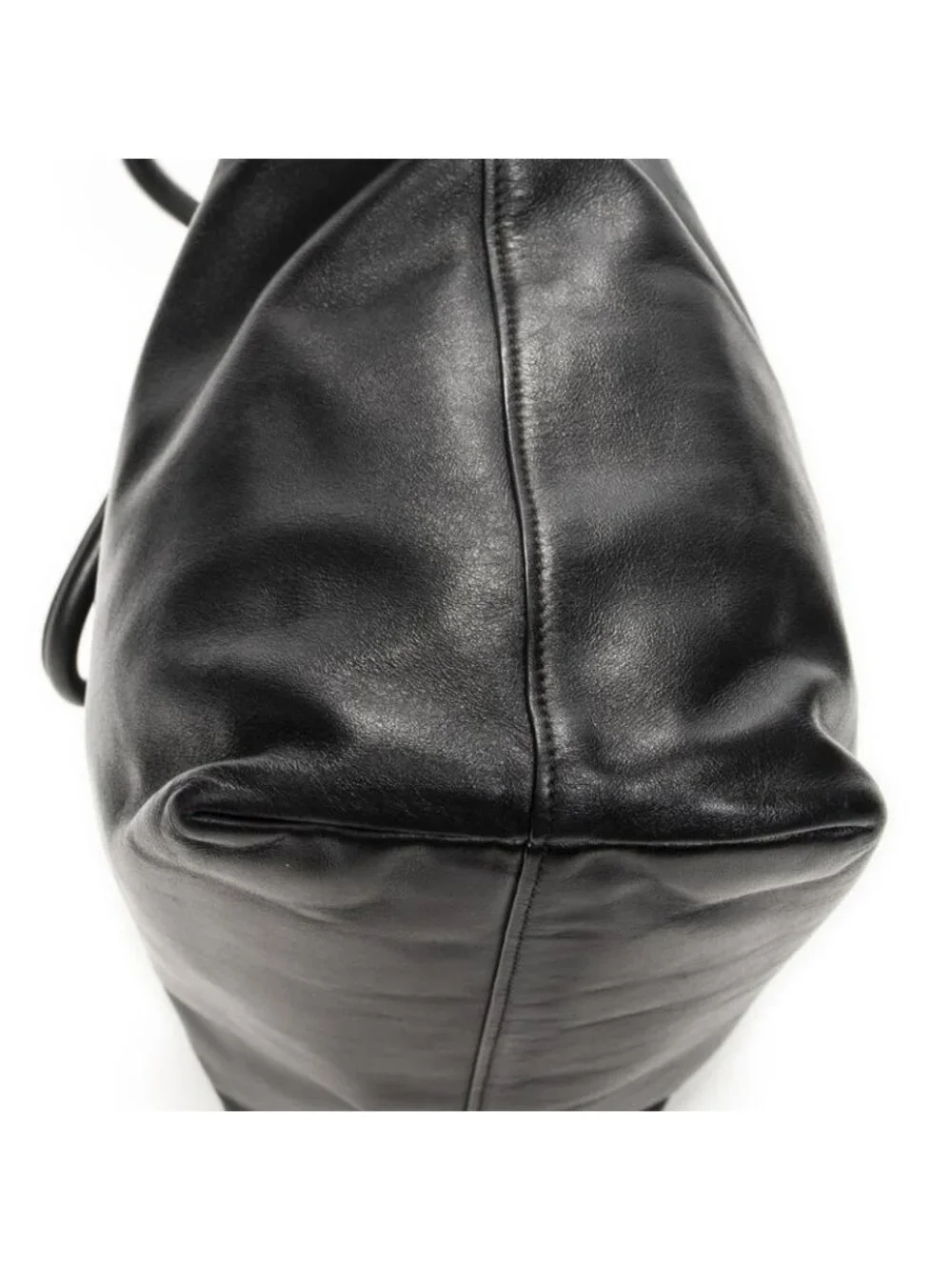 Prada Vertical Black Calfskin Leather Messenger Bag - Picture 7 of 10